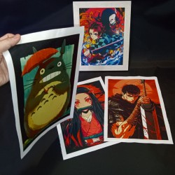 Berserk fabric anime poster 20x29 cm