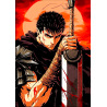 Berserk аниме постер из ткани 20х29 см