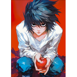 Beležnica smrti (Death Note) anime poster od tkanine 20х29 cm
