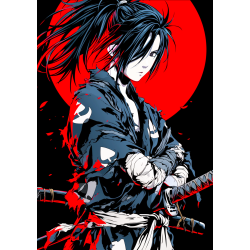 Dororo fabric anime poster 20x29 cm