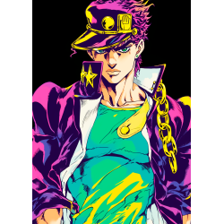 Jojo anime poster od tkanine 20х29 cm