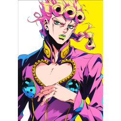 Jojo anime poster od tkanine 20х29 cm