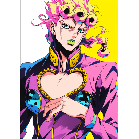 Jojo fabric anime poster 20x29 cm