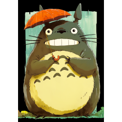 My Neighbor Totoro anime poster od tkanine 20х29 cm