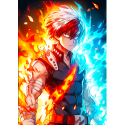 My Hero Academia аниме постер из ткани 20х29 см