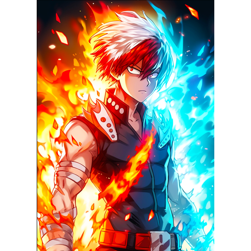 My Hero Academia аниме постер из ткани 20х29 см