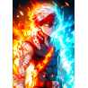 My Hero Academia аниме постер из ткани 20х29 см