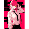 Chainsaw Man аниме постер из ткани 20х29 см
