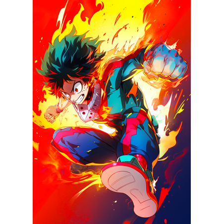 My Hero Academia fabric anime poster 20x29 cm