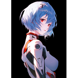 Neon Genesis Evangelion Eva fabric anime poster 20x29 cm