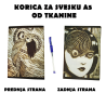 Uzumaki korica za svesku A5 od tkanine anime