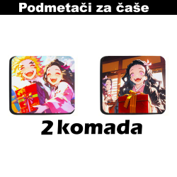 Костеры (подставка) anime Demon Slayer: Kimetsu no Yaiba (2 шт)