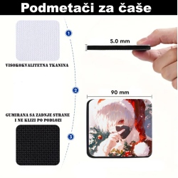 Podmetači za čaše anime Toilet-bound Hanako-kun (1 kom)
