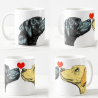 Mug Dogs in love