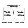 Korica za svesku A5 od tkanine po narudžbini