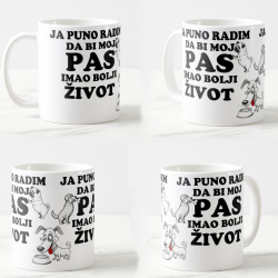 Keramicka šolja Srećan pas