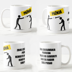 Šolja Ne uči me da radim