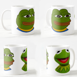 Mug Pepe i Kermit