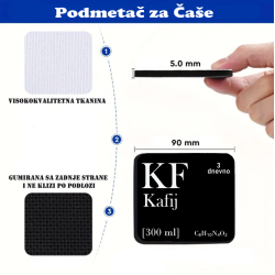 Podmetač za čaše Kafij