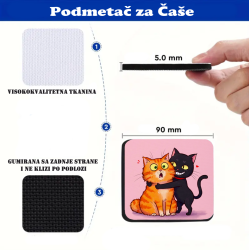 Podmetač za čaše Ti si moj