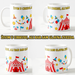 Keramicka šolja Cirkus