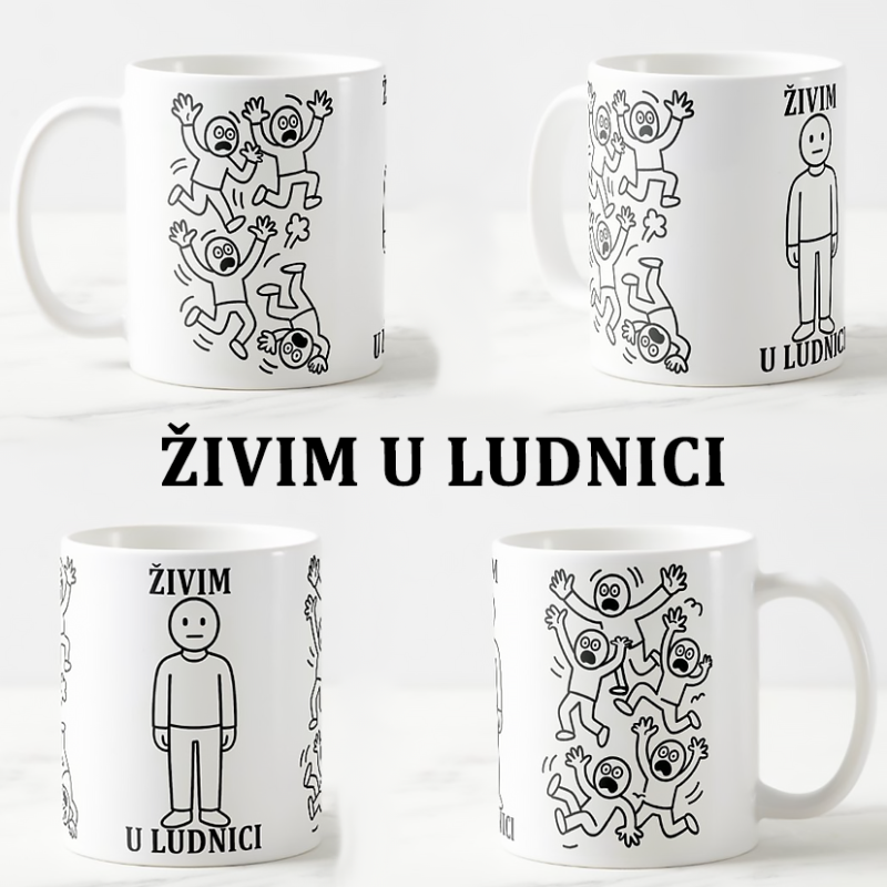 Mug Živim u ludnici