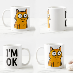 Keramicka šolja Mačak I'm OK