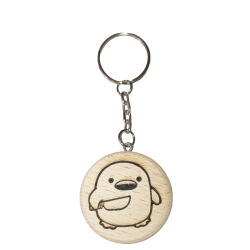 Wooden keychain Chicken