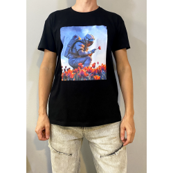 Majica sa štampom (unisex) Zaljubljeni kosmonaut