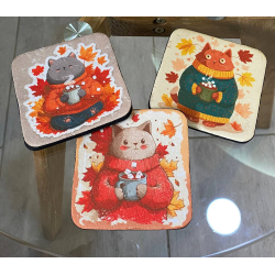 Костеры (подставка) Кошечки (3 шт)