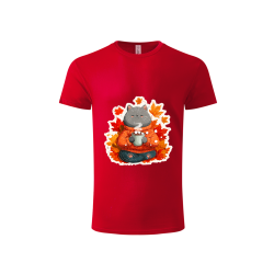 T-shirt (unisex) Autumn cat