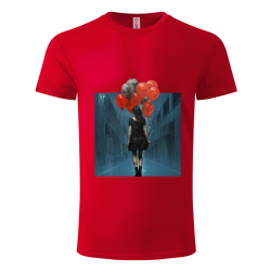 T-shirt (unisex) Girl with balloons