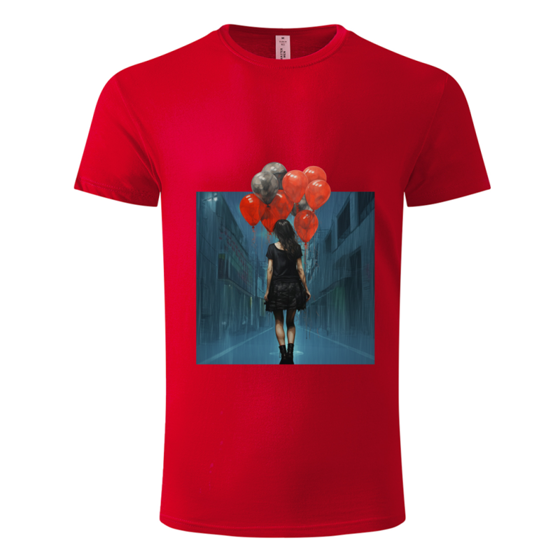 T-shirt (unisex) Girl with balloons