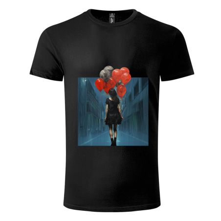 T-shirt (unisex) Girl with balloons