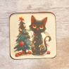 Coasters Coasters New Year's Cat (1 pc)